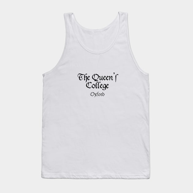 Oxford Queen's College Medieval University Tank Top by RetroGeek